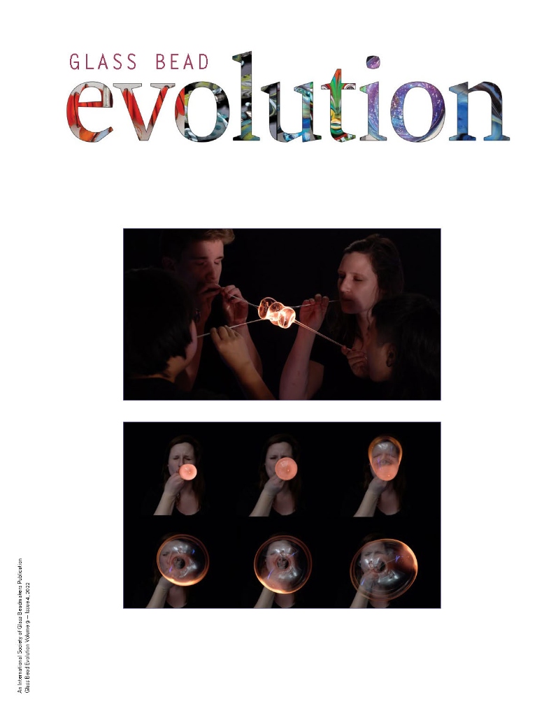Product Description: Glass Bead Evolution Volume 9 Issue 4</br></br>Glass Bead Evolutionis a magazine created by beadmakers for beadmakers and is inclusive of other mediums.</br>Glass Bead Evolutionprovides its readership robust content that includes insight into artists' private worlds, tours of fascinating venues, tips and techniques for both glass and complementary mediums, a showcase of exquisite work, and reviews of tools, materials, tutorials, and books.</br></br>In This Issue: 9.4</br></br>Artist Spotlights</br></br>Madeline Rile Smith</br></br>Special Features</br></br>Venice Glass Week 2021</br></br>Social Glass featuring Madeline Rile Smith</br></br>Salem Community College’s Glass Education Center</br></br>Reviews</br></br>Reichenbach 2202 Purple Rose</br></br>Assembled Tubular Flower</br></br>Plier Style Flower Mashers</br></br>The Beadmaker from Ribe</br></br>Tutorial</br></br>Borosilicate Icicles</br></br>Loading a Mandrel: Disk vs Gather</br></br>Simple Dot Flowers</br></br>More</br></br>Battle of the Chapters</br></br>Miami Valley Lampwork Bead Artists</br></br>Northern Lights, Gathering XV</br></br>In Memoriam: Jari Anne Sheese</br> Glass Bead Evolution Volume 9 Issue 4