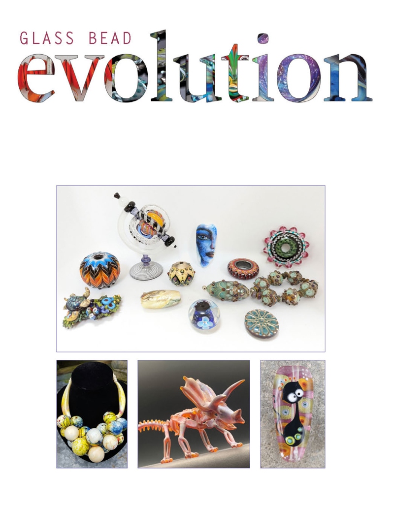 Product Description: ISGB's Premier Publication</br></br>Glass Bead Evolution</br></br>Volume 10, Issue 3</br></br>FREE for ISGB Members</br></br>Glass Bead Evolution is a magazine created by beadmakers for beadmakers and is inclusive of other mediums.</br>Glass Bead Evolution provides its readership robust content that includes insight into artists' private worlds, tours of fascinating venues, tips and techniques for both glass and complementary mediums, a showcase of exquisite work, and reviews of tools, materials, tutorials, and books.</br></br>In this Issue:</br></br>Artist Spotlight – Michaela Pabeschitz</br></br>Artist Spotlight – Tsong-Fu</br></br>From the Road – The Glass History of Lauscha</br></br>Bead History – Bringing Bead History to life with Hans van Paassen</br></br>Chapter Feature – The Southern Flames</br></br>Special Feature – Designing a Social activity with beads</br></br>Studio Tour – Glass Adventures in Monterrey</br></br>Beads Of Courage – World Beads of Courage Day</br></br>Social Glass – Social Glass with David White</br></br>Video Tutorials – Tropical Santa and Double-Dot Hearts</br></br>How it all Began – Gathering 18, Beyond Boundaries</br></br>Glass Community – ISGB President’s Collection at CMOG, 2022 Inductees</br></br>Hall of Flame – Catching up with Kendra Bruno</br></br>In Memorium – Clinton Shard</br></br>Glass Review – An Exploration of Black Glass</br></br>Tool Review/Tool Tutorial – Carlo Dona Cube Press</br></br>Corporate, Affiliate and Pro listings</br></br>*If you have any questions or need any support downloading your copy of GBE,please contact us atadmin@isgb.org.</br> Glass Bead Evolution Volume 10 Issue 3