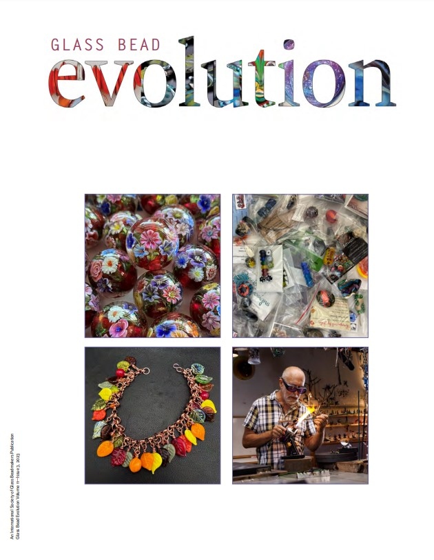 Product Description: Glass Bead Evolutionis a magazine created by beadmakers for beadmakers and is inclusive of other mediums.</br></br>Glass Bead Evolutionprovides its readership robust content that includes insight into artists' private worlds, tours of fascinating venues, tips and techniques for both glass and complementary mediums, a showcase of exquisite work, and reviews of tools, materials, tutorials, and books.</br></br>In this Issue</br> Glass Bead Evolution Volume 11 Issue 3